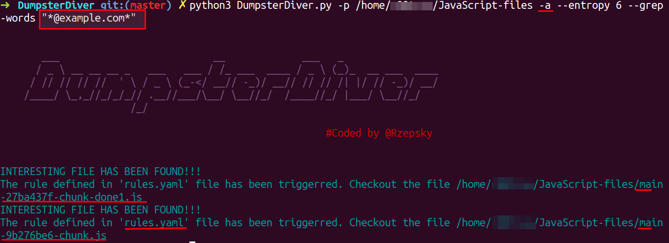 Finding Gems in JavaScript using Dumpster Diver, figure 8